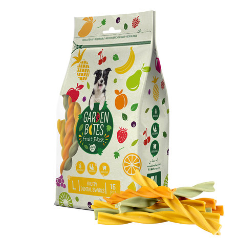 Garden Bites Vega Fruity Dental Swirls Large